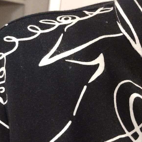 Berek Women's Size Small Black and White Stretchy Zip-up Cotton Spandex Jacket - Picture 15 of 16